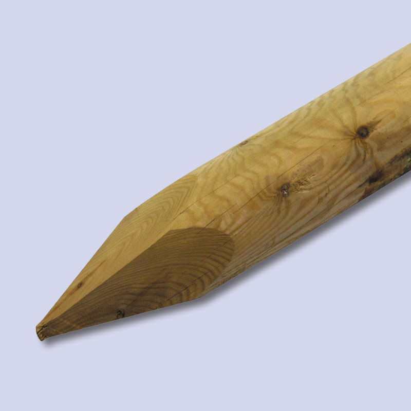 Round Wooden Stakes