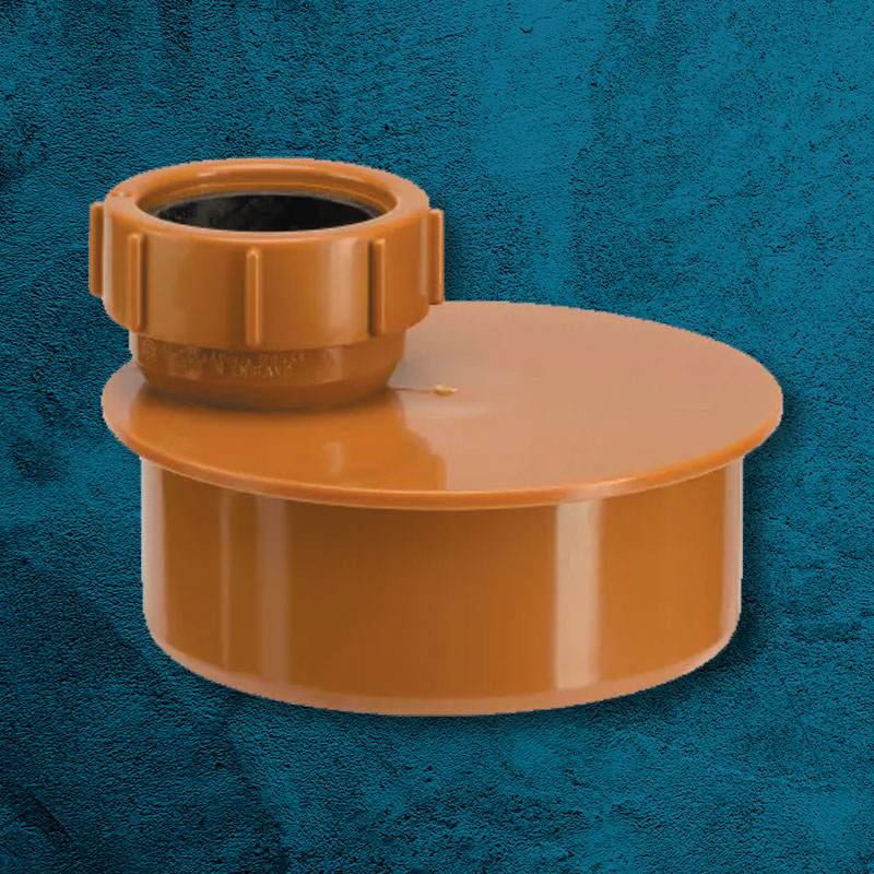 Single Waste Pipe Adaptor 110mm