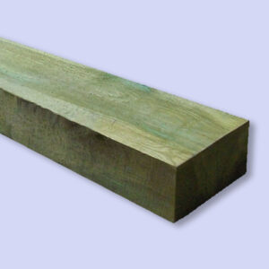 New Treated Timber Sleeper Green