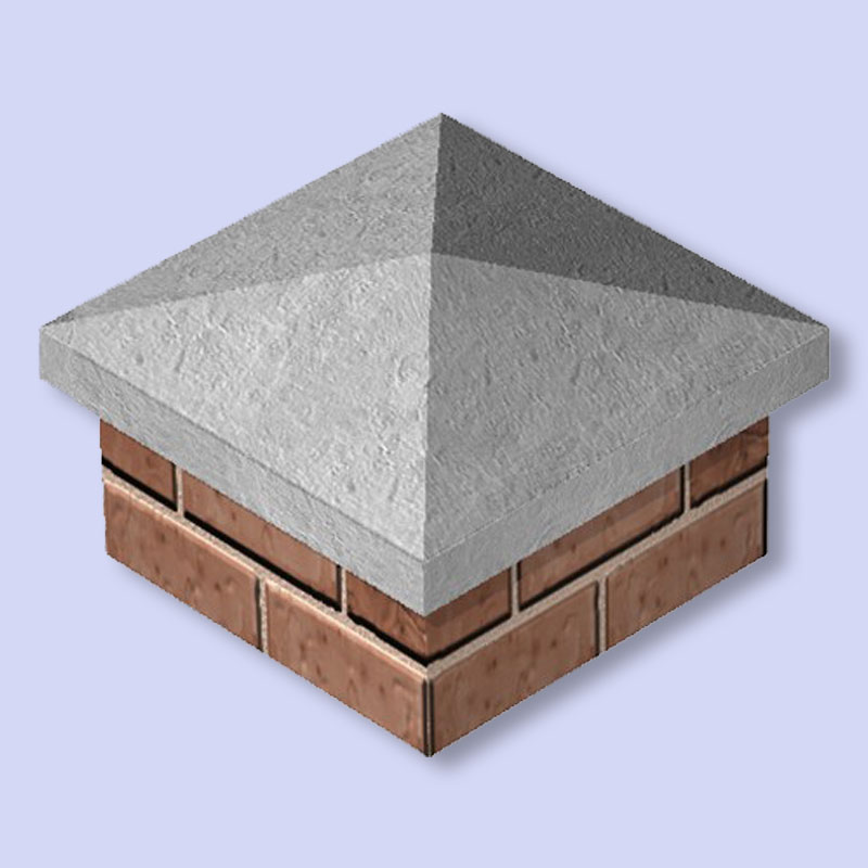 Classic Cast Concrete Stone Pier Cap