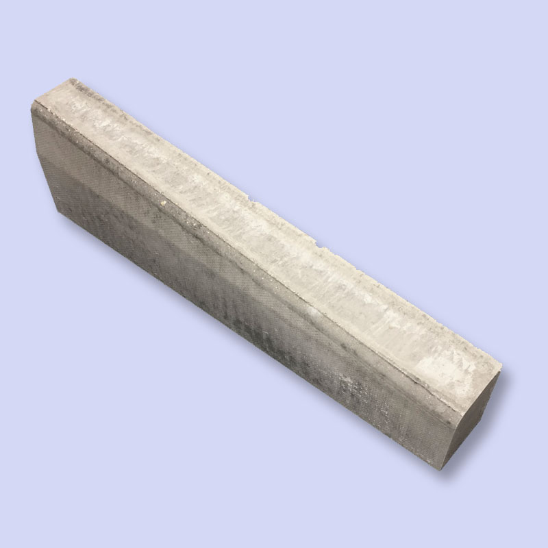 Left Hand Drop Kerb Half Batter Bullnose 125x255x915