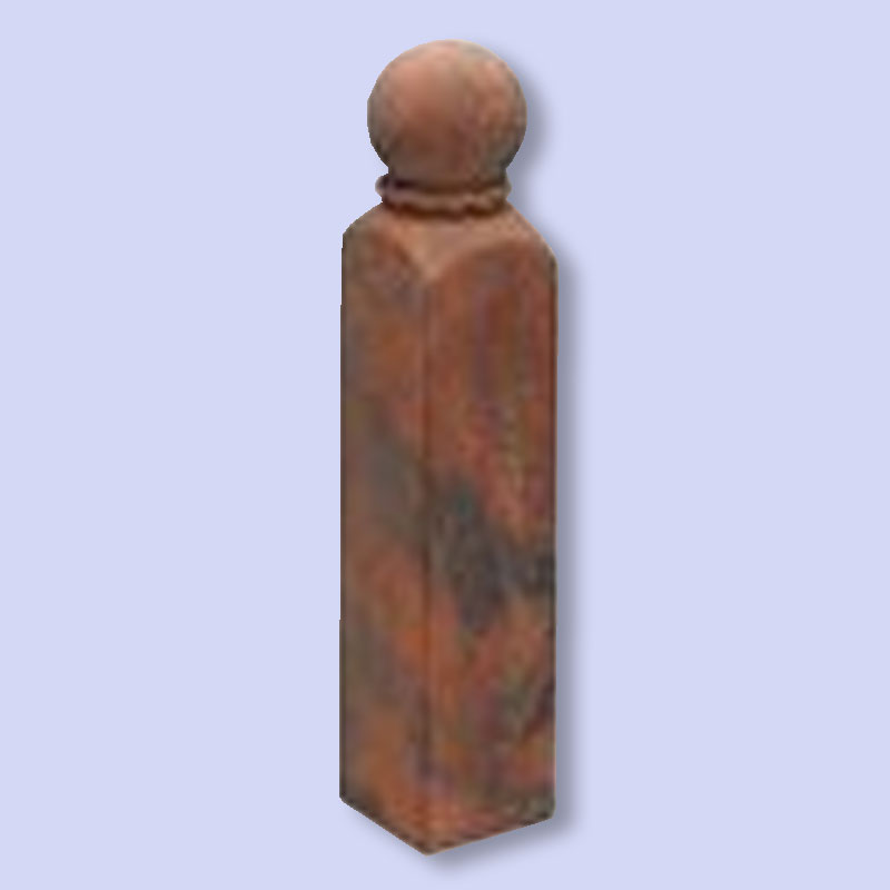 Rustic Rope Top Corner Unit Antique Red