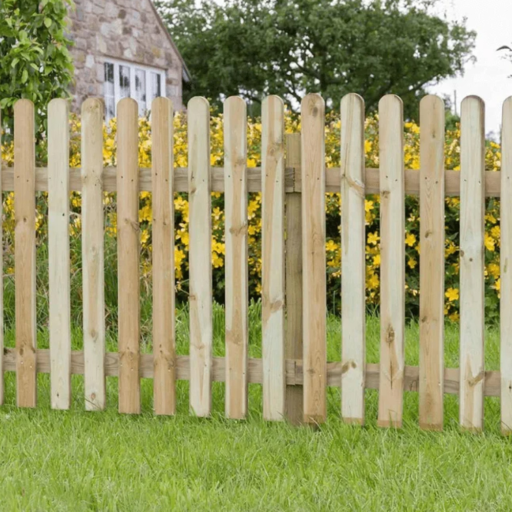 Rounded Top Picket Fence Panels