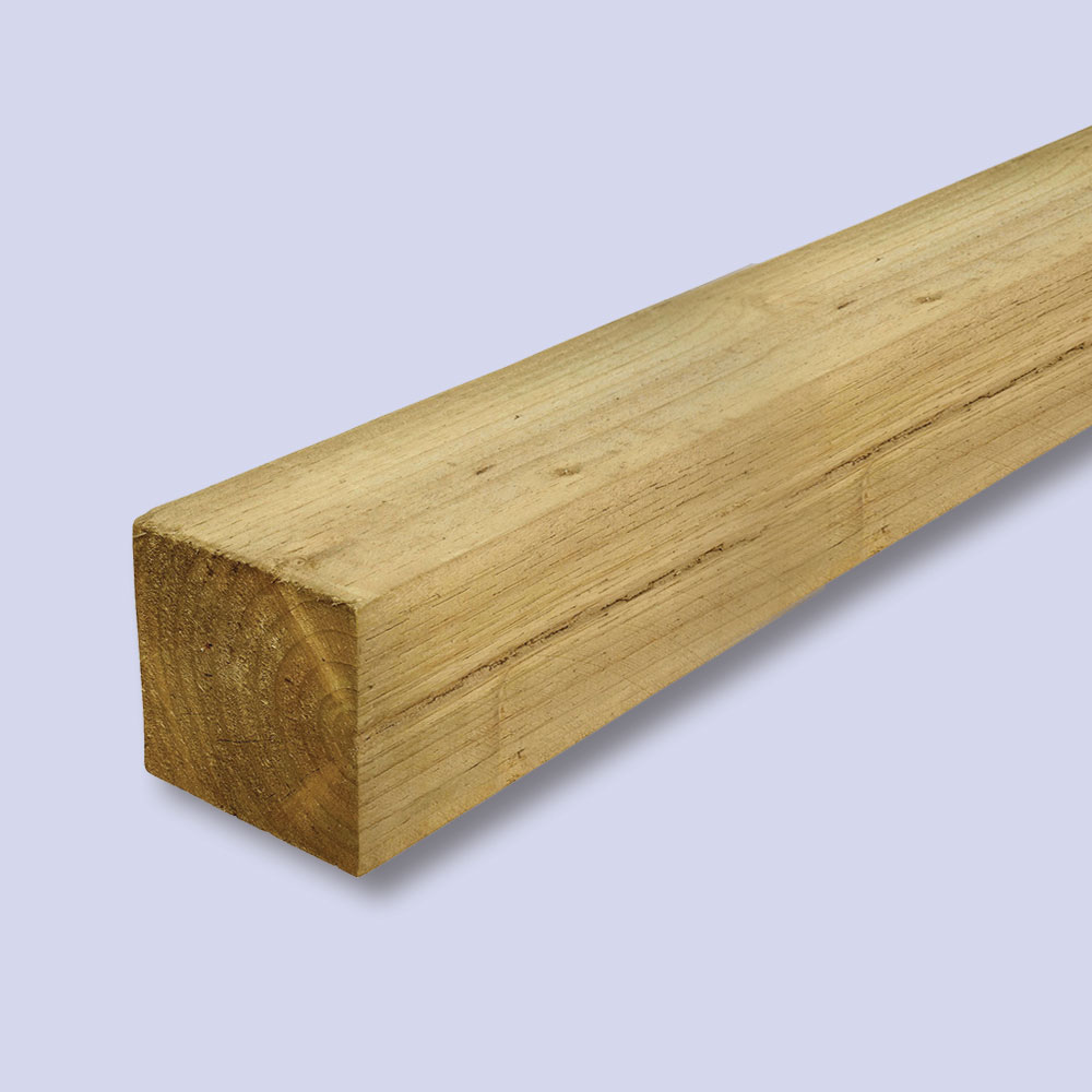 Treated KD Timber 100mm x 100mm x 4.8m (4x4)