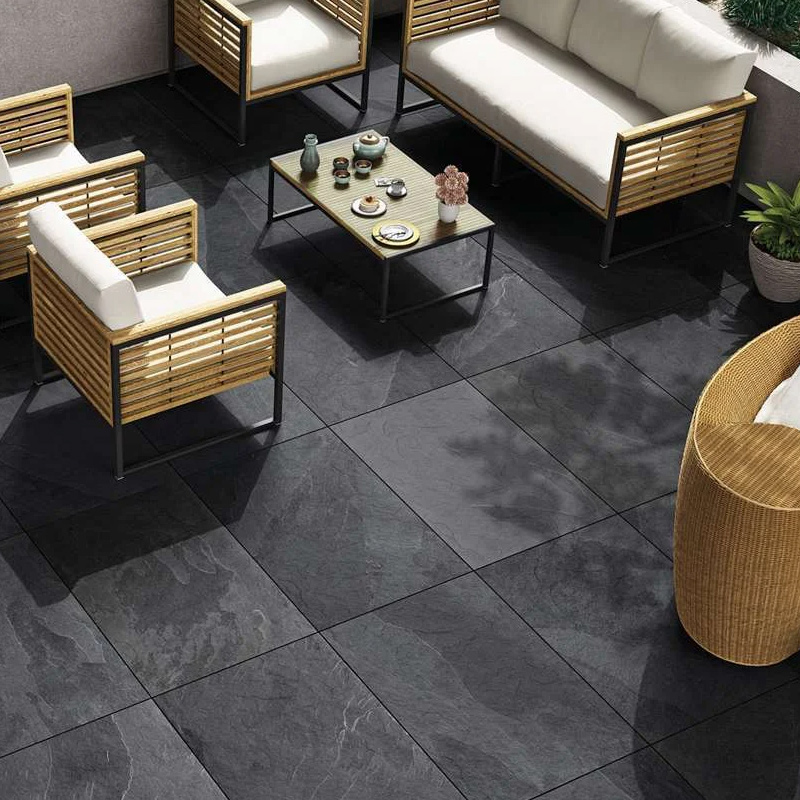Brazilian Black Porcelain Paving