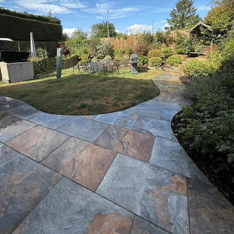 Copper Slate Porcelain Paving