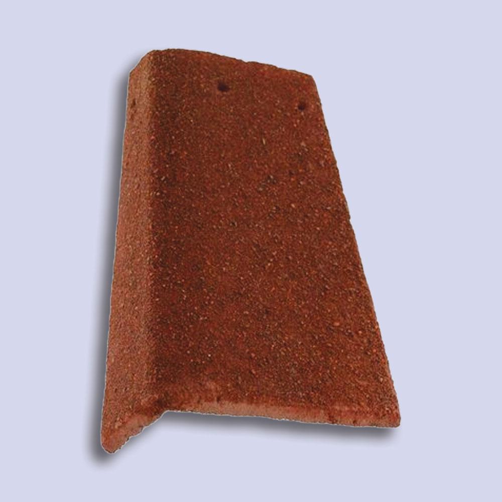 Right Hand External Angle Tile Antique Red