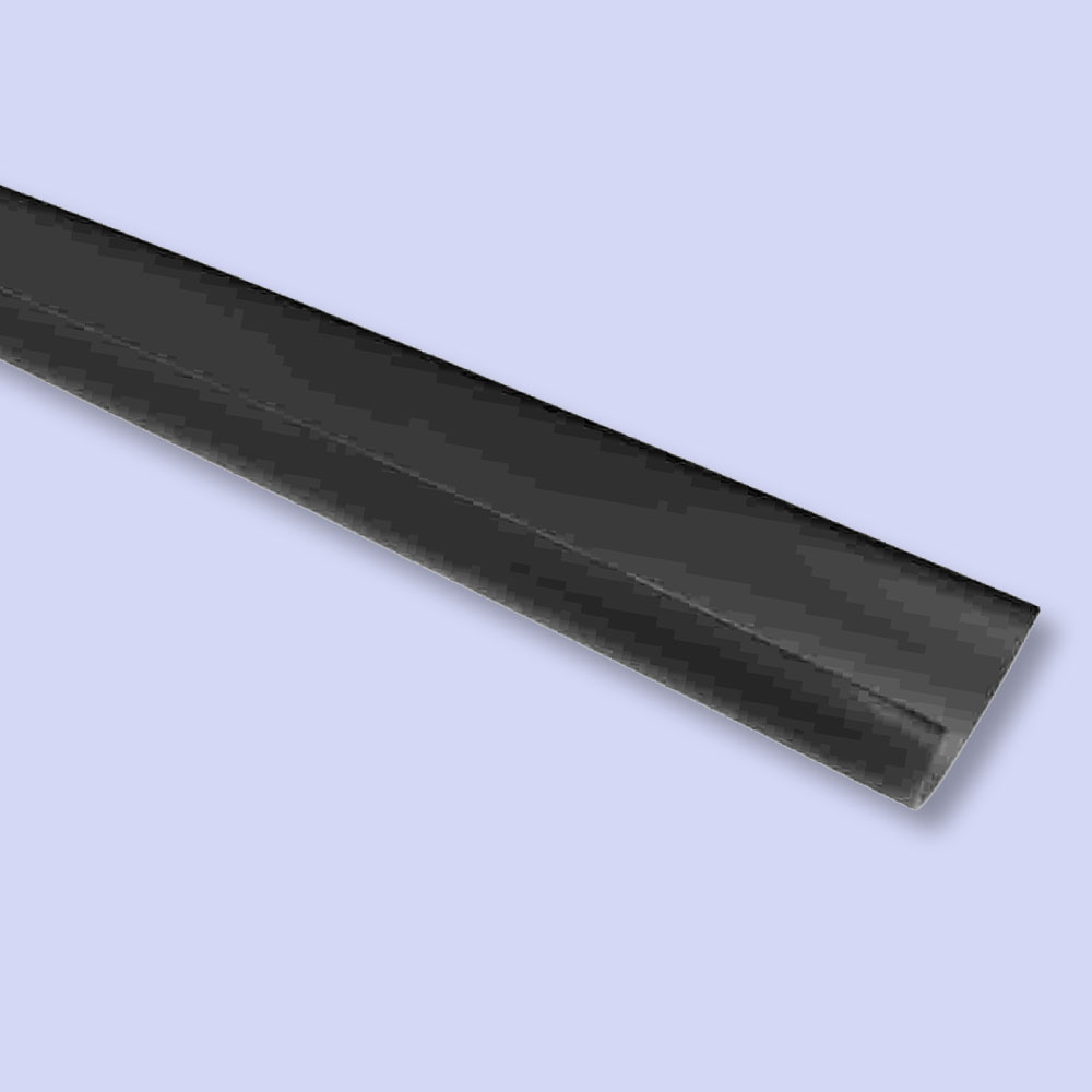 Gutter Black Half Round