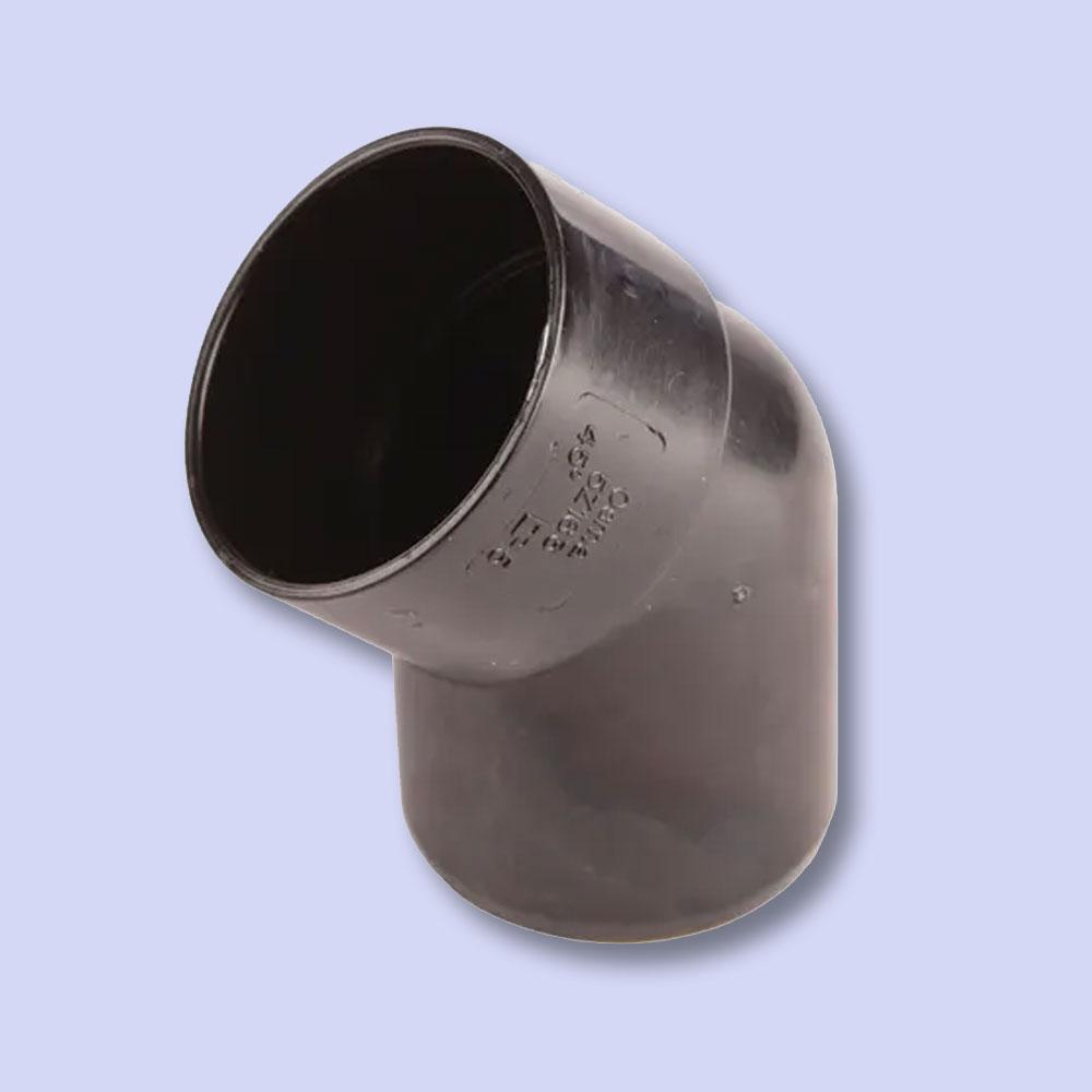 45º Spigot Bend Black 32mm
