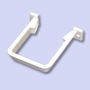 Downpipe 65mm Square White Pipe Bracket