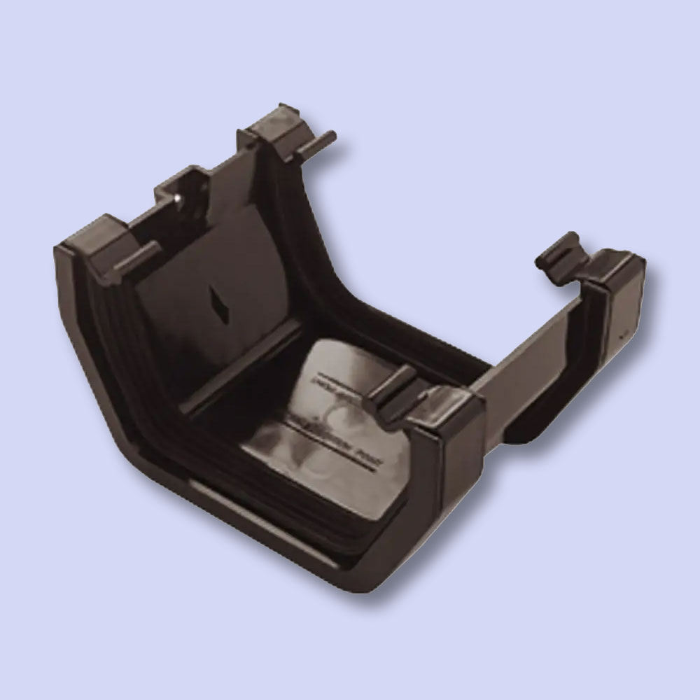 Gutter Black Square Union Bracket (Joiner)