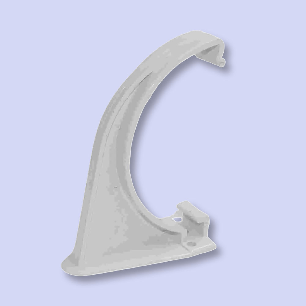 Gutter White Half Round Fascia Bracket