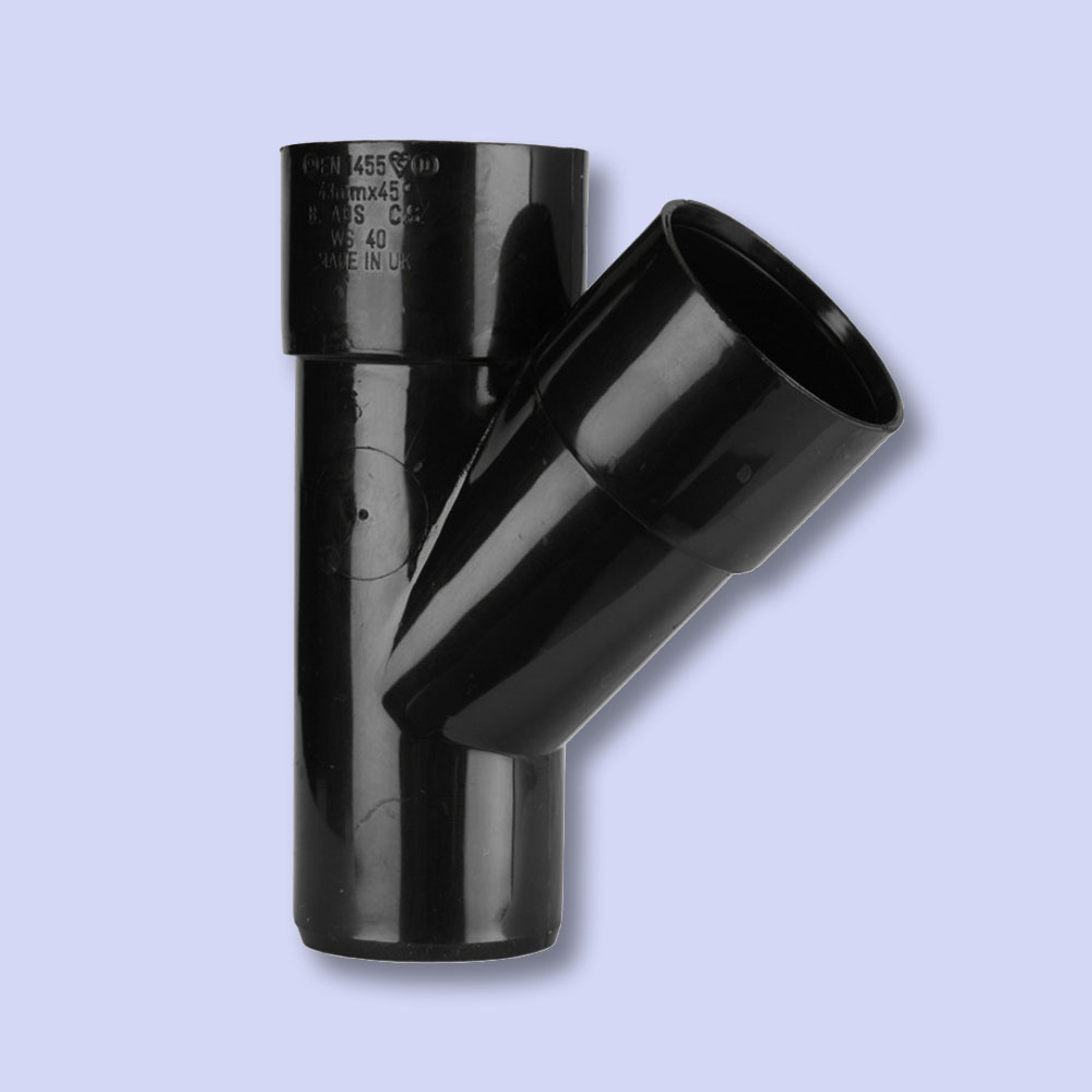 Junction Tee Black 45º 32mm