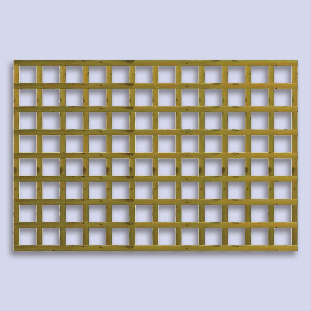Traditional Square Trellis Panel 6ft x 4ft