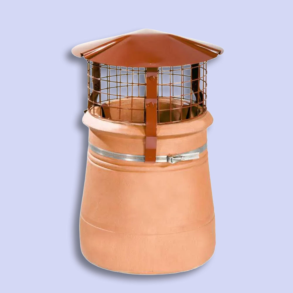 Birdguard Solid Fuel Terracotta Cowl