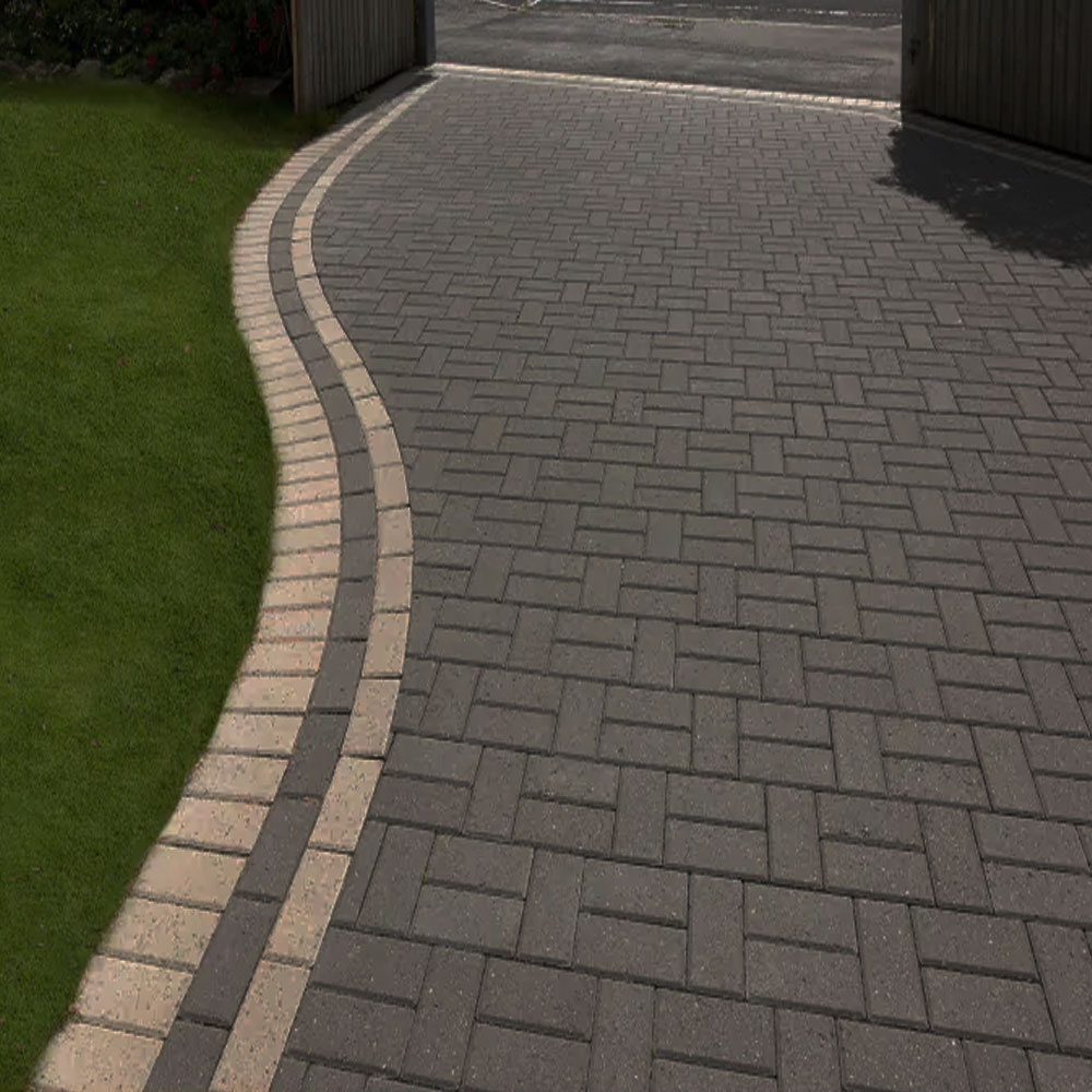 Brett 60mm Omega Charcoal Block Paving