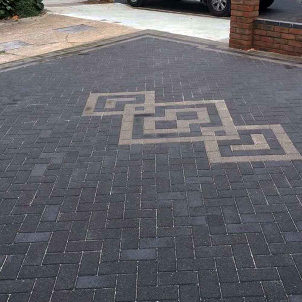 Brett 50mm Omega Charcoal Block Paving
