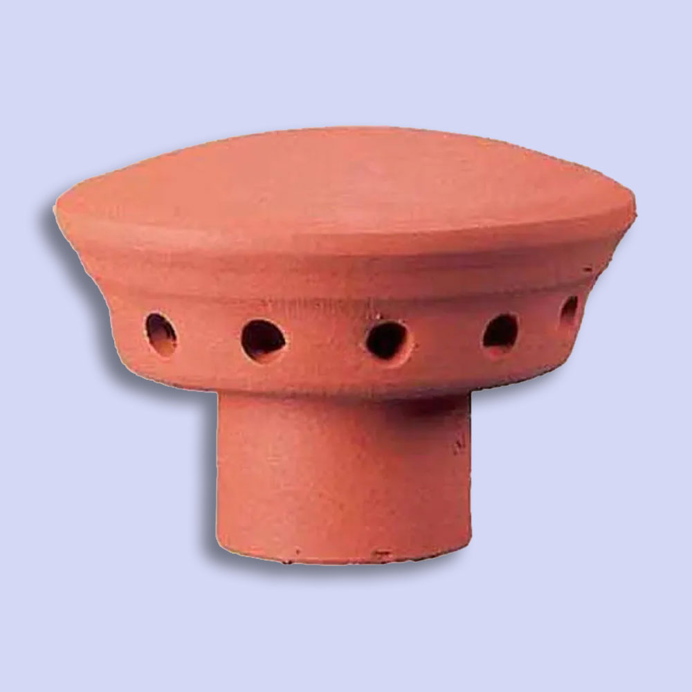 Clay Fluevent Red 180mm Spigot