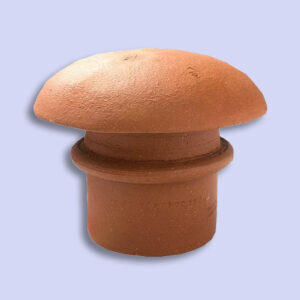Clay Mushroom Top Red 180mm Spigot