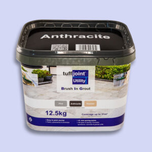 Tuffjoint Anthracite Brush-In Mortar Grout 12.5kg