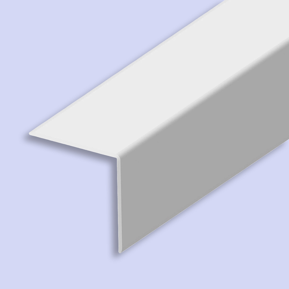PVC Rigid Angle Trim White 5m