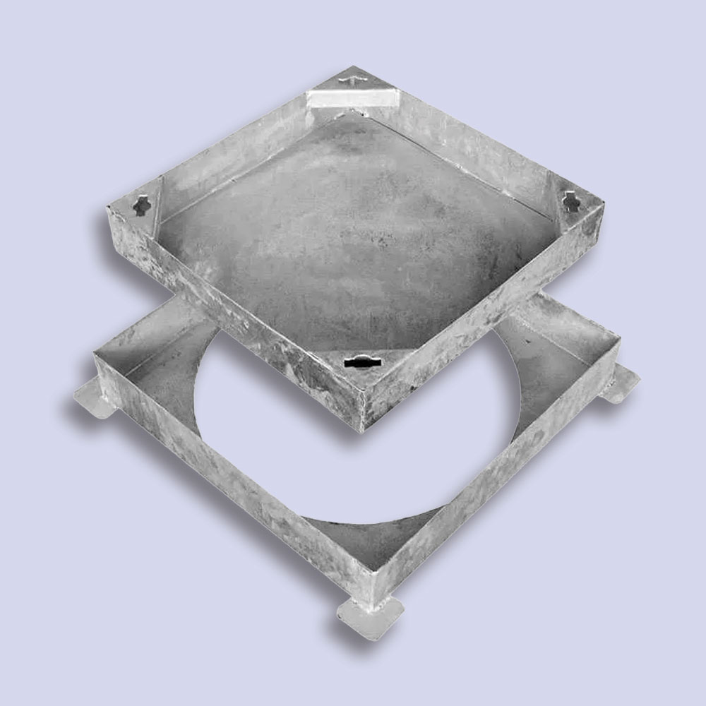 Recessed Square to Round Pavior Steel