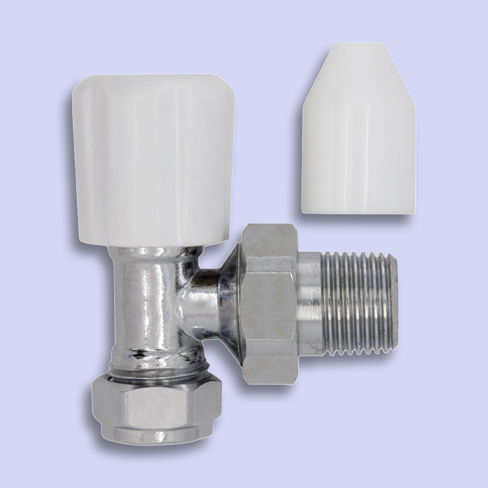 15mm Angled Radiator Valve