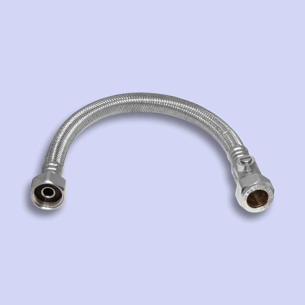 15mm Isolating Valve 300mm Tap Connector