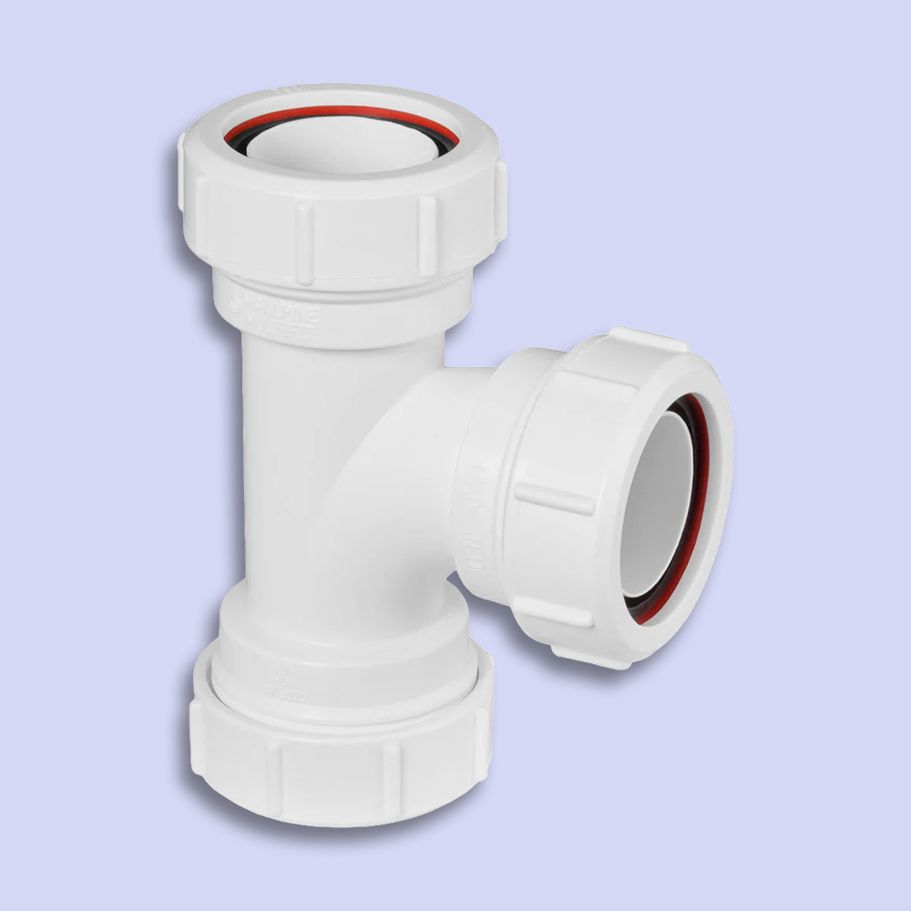 Universal Compressor Swept Tee White