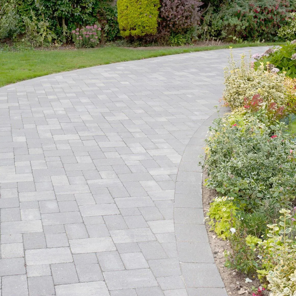 Brett Alpha Trio 50mm Block Paving Silver Haze