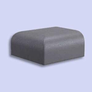 Stop End Double Bullnose Blue Bricks BN15.4