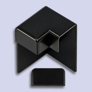 UPVC Corner End Cap Black